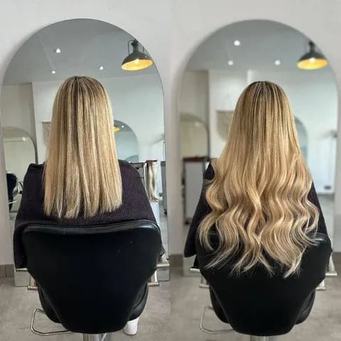 Hair extension services at Image London
