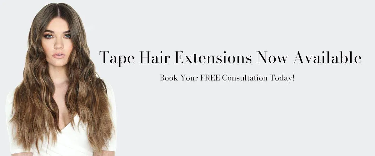 Tape in hair extensions at Image London