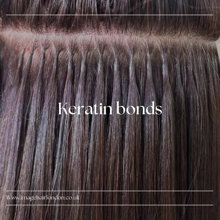 Keratin bonds hair extensions at Image London
