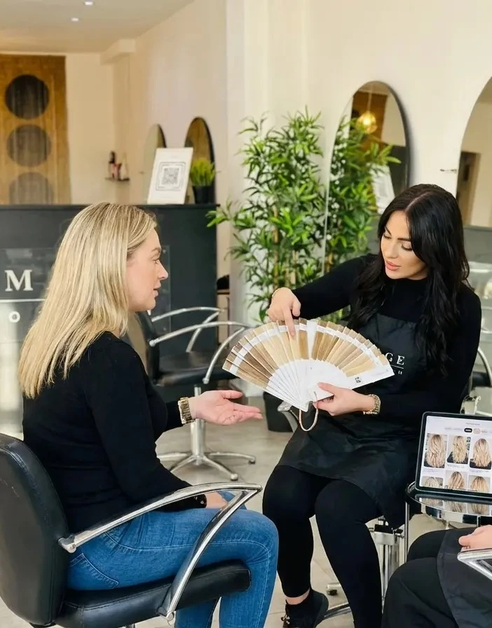 Image London Bermondsey salon for keratin bond hair extensions