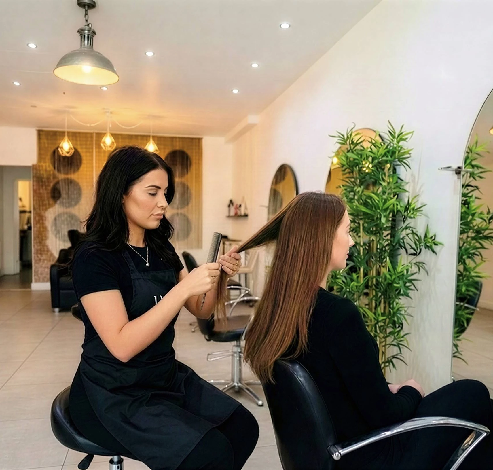 Keratin bond refit and finish refresh
