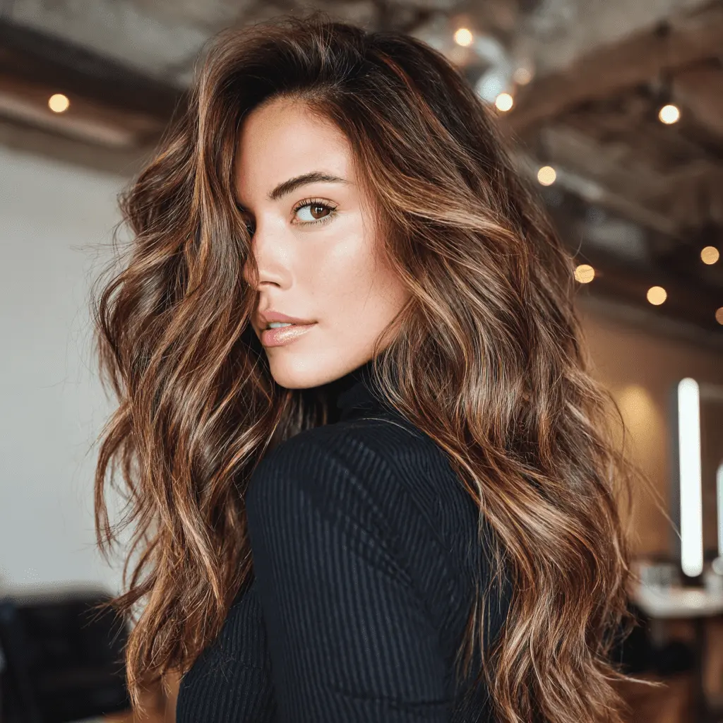 Natural-looking keratin bond hair extensions result at Image London