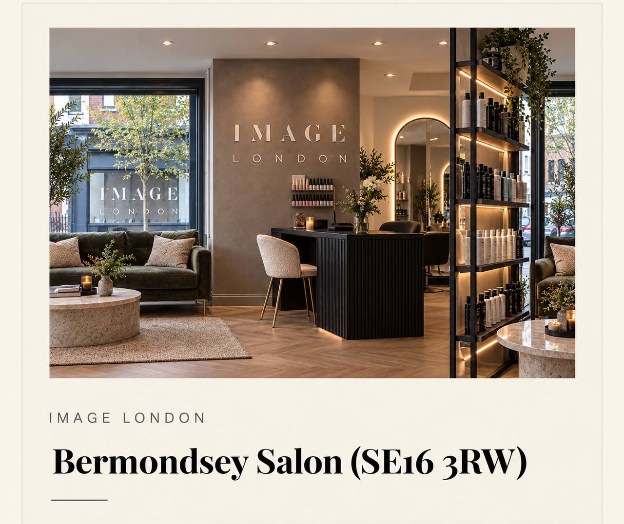 Image London Bermondsey salon interior